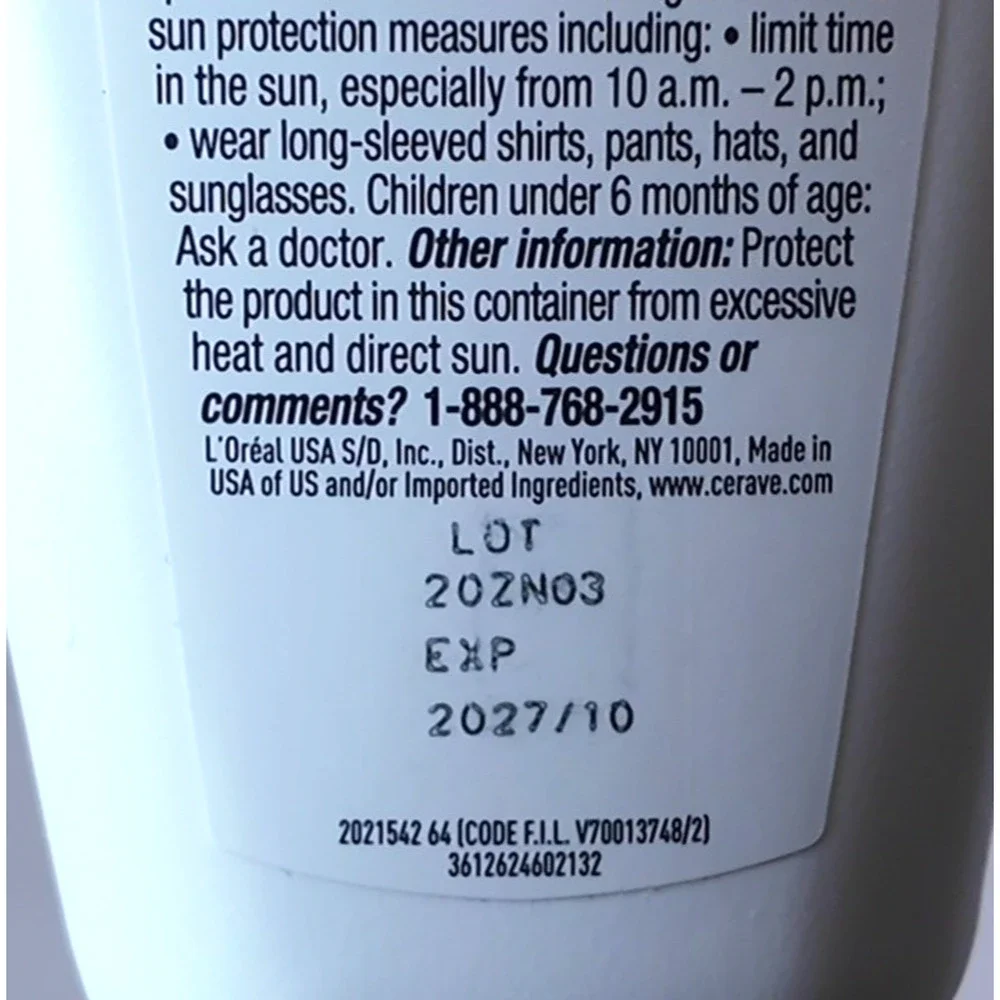 CeraVe AM Facial Moisturizing Lotion with Sunscreen - SPF 30, 3 Oz New‎ W/O Box